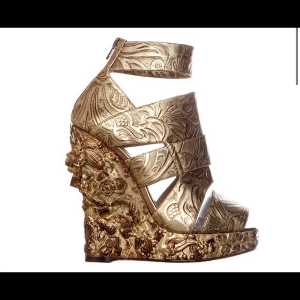 Nicholas Kirkwood for Rodarte Fancy Baroque Platforms